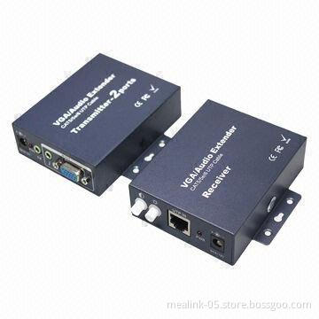 200m VGA Extender by Cat5, Supports 1,600 x 1,200 Pixels Resolution